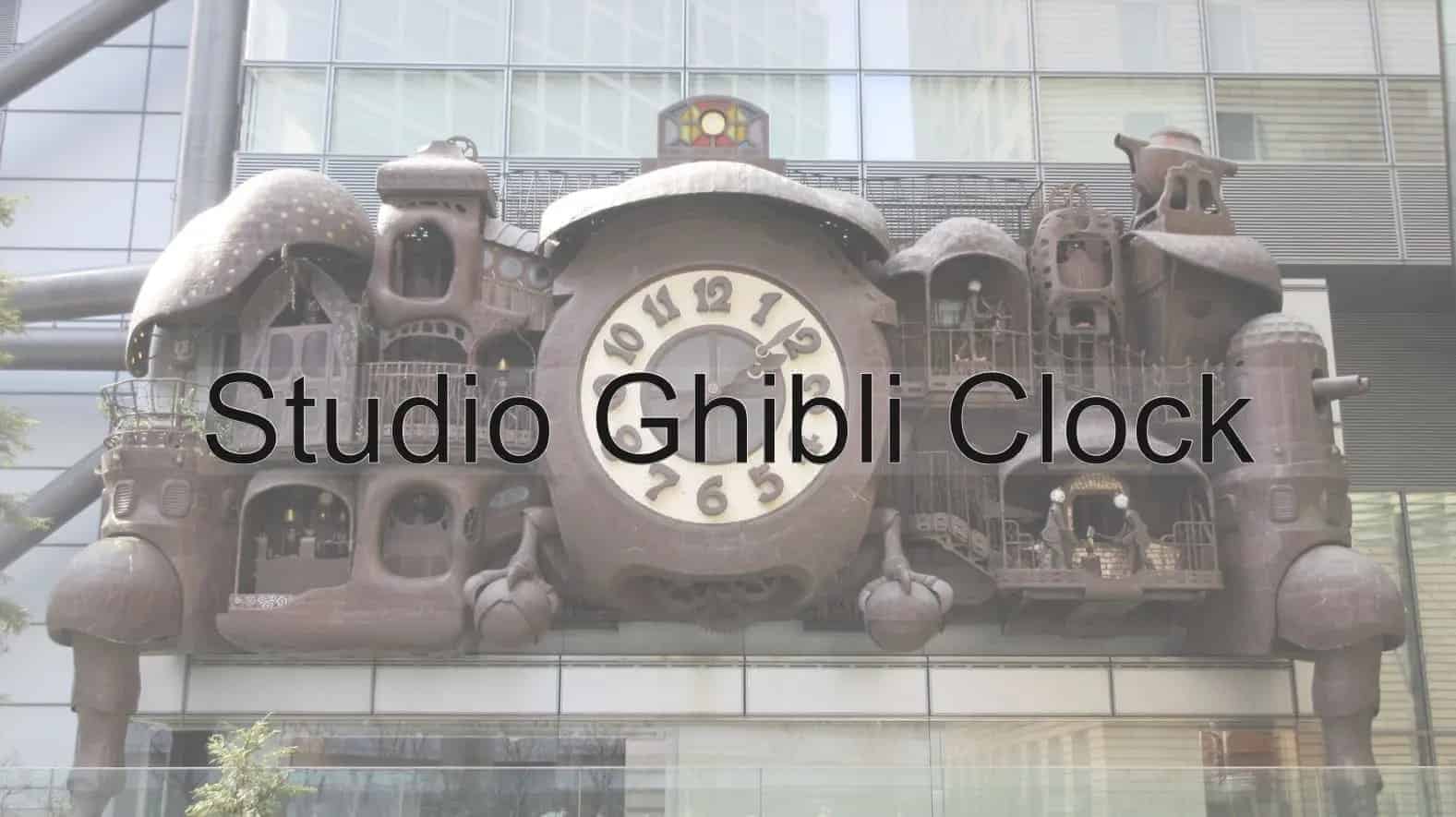 Studio Ghibli, Studio Ghibli Clock, Cartoon, Cartoons, Japan, Tokyo Metropolis, Tokyo, Hayao Miyazaki