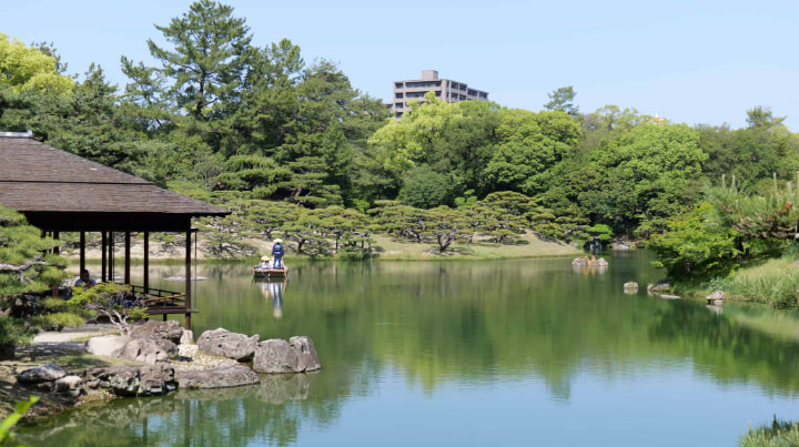 栗林公園, 栗林, 公園, 日本庭園, 庭園, 香川県, 香川, 高松市, 高松, 日本, 観光, 日本旅, 旅