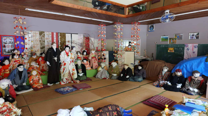 Scarecrow Village, Scarecrow, Village, Settlement, Tsukimi Ayano, Iya, Miyoshi City, Miyoshi, Tokushima Prefecture, Tokushima, Sightseeing, Depopulation, Japan