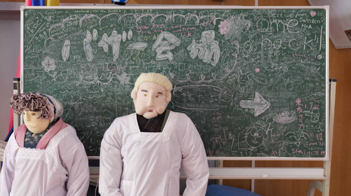 Scarecrow Village, Scarecrow, Village, Settlement, Tsukimi Ayano, Iya, Miyoshi City, Miyoshi, Tokushima Prefecture, Tokushima, Sightseeing, Depopulation, Japan